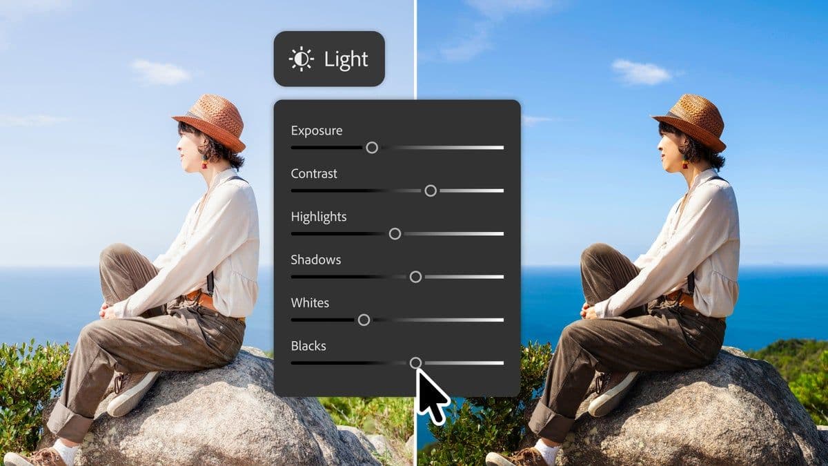 Adobe Photoshop interface demonstrating the new AI Assisted Editor